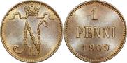 1 пенни 1909 года