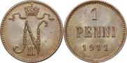 1 penni 1911 year