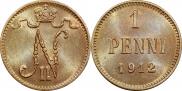 1 пенни 1912 года