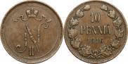 10 pennia 1916 year