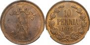 10 pennia 1916 year