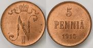 5 pennia 1915 year