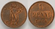 1 пенни 1916 года
