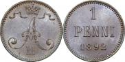 1 пенни 1892 года