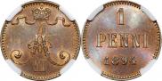 1 пенни 1894 года