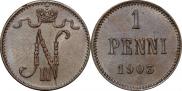 1 пенни 1903 года
