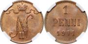 1 пенни 1911 года