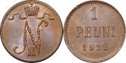 1 пенни 1912 года