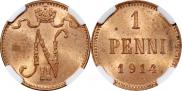 1 penni 1914 year