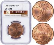 10 пенни 1908 года