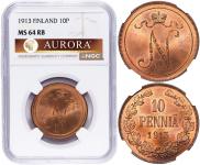 10 пенни 1913 года