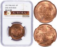 10 пенни 1917 года