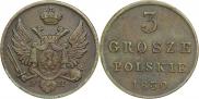 3 grosze 1830 year