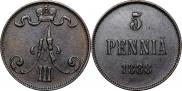 5 пенни 1888 года