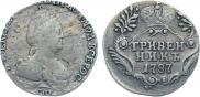 Гривенник 1787 года