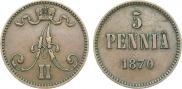 5 пенни 1870 года