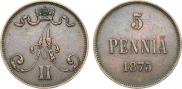 5 пенни 1875 года