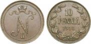 10 pennia 1910 year