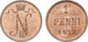 1 пенни 1912 года