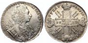 1 рубль 1729 года