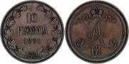10 pennia 1891 year