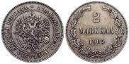 2 markkaa 1905 year