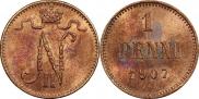 1 penni 1907 year