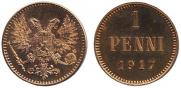 1 пенни 1917 года