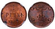 1 пенни 1883 года