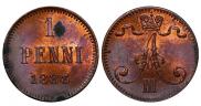 1 пенни 1883 года