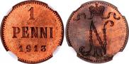 1 penni 1913 year