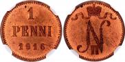 1 пенни 1916 года