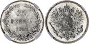 25 pennia 1909 year
