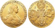 10 рублей 1775 года