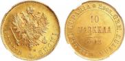 10 markkaa 1913 year