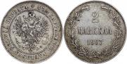 2 markkaa 1907 year
