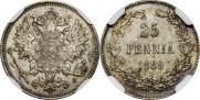 25 pennia 1889 year