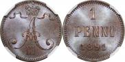 1 пенни 1891 года