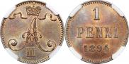 1 пенни 1894 года