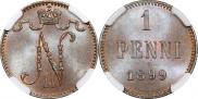1 пенни 1899 года