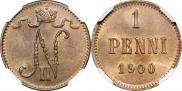 1 пенни 1900 года