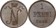 1 пенни 1903 года