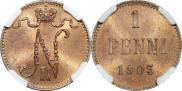 1 пенни 1903 года