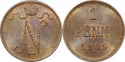 1 пенни 1909 года