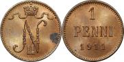 1 penni 1911 year