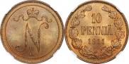 10 pennia 1911 year