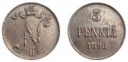 5 пенни 1898 года
