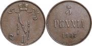 5 пенни 1907 года