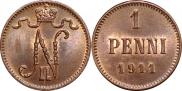 1 penni 1911 year