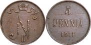 5 pennia 1911 year